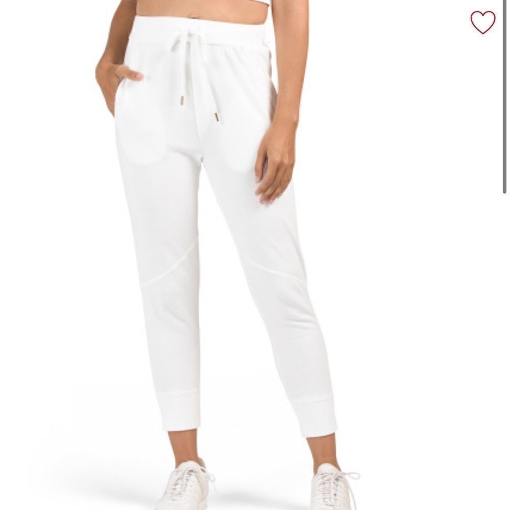 YOUNG FABULOUS & BROKE Venice White Lightweight Joggers.Size S,M
